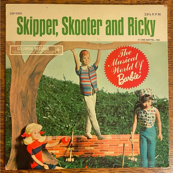 Set of 5 RARE 1965 Mattel Musical World of Barbie 7” Records, 45 RPM *See Notes - Picture 16 of 16